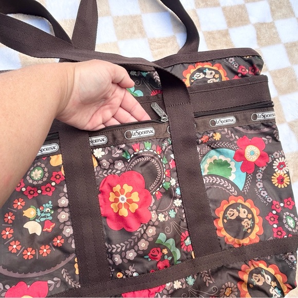 LeSportsac Multicolor Floral Tote Bag - Picture 3 of 7